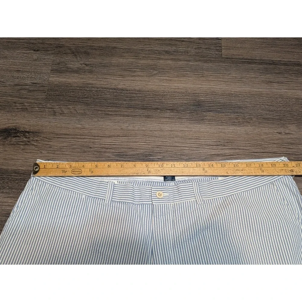 Polo Ralph Lauren Prospect Shorts Men's 42 Blue‎ White Stripe Cotton Casual READ